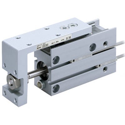 SMC Pneumatic Guided Cylinder - MXH16-30Z, 16mm Bore, 30mm Stroke, MXH Series, Double Acting [MXH16-30Z]; 368-212