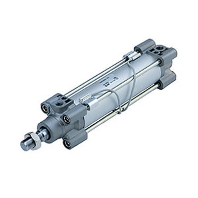 SMC Pneumatic Piston Rod Cylinder - C96SDB63-80C, 63mm Bore, 80mm Stroke, C96 Series, Double Acting [C96SDB63-80C]; 368-669