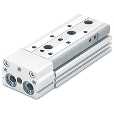 SMC Pneumatic Guided Cylinder - MXQ16-75, 16mm Bore, 75mm Stroke, MXQ Series, Double Acting [MXQ16-75]; 368-751