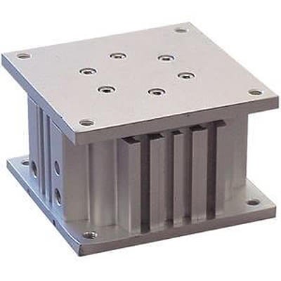 SMC Pneumatic Guided Cylinder - MGF63TF-50, 63mm Bore, 50mm Stroke, MGF Series, Double Acting [MGF63TF-50]; 369-724