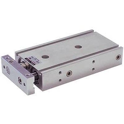 SMC Pneumatic Guided Cylinder - ECXSM25-10, 25mm Bore, 10mm Stroke, ECX Series [ECXSM25-10]; 370-004