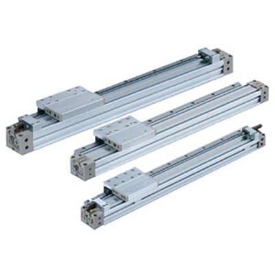 SMC Double Acting Rodless Pneumatic Cylinder 500mm Stroke, 25mm Bore [MY1H25TFG-500Z]; 370-033