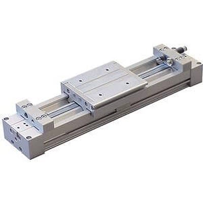 SMC Double Acting Rodless Pneumatic Cylinder 400mm Stroke, 25mm Bore [MY1M25G-400]; 370-036