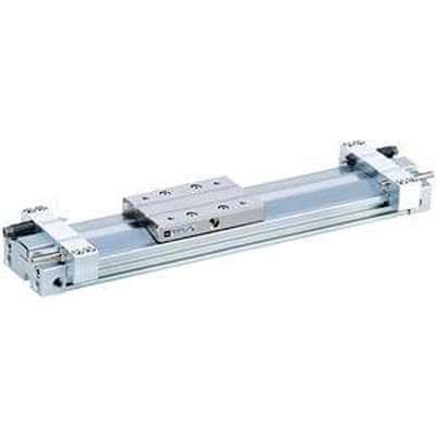 SMC Double Acting Rodless Pneumatic Cylinder 400mm Stroke, 25mm Bore [MY3B25TF-400]; 370-041