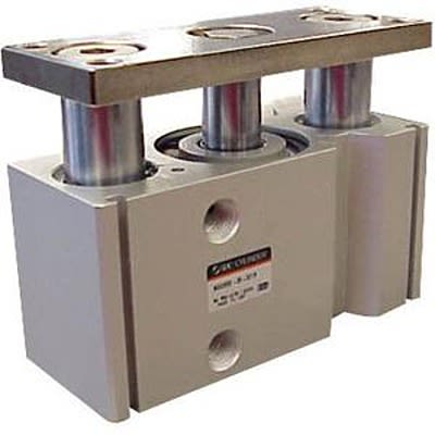 SMC Pneumatic Guided Cylinder - MGQL16-40, 16mm Bore, 40mm Stroke, MGQL Series, Double Acting [MGQL16-40]; 370-250