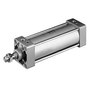 SMC Pneumatic Piston Rod Cylinder - C95SDB160-100, 100mm Bore, 160mm Stroke, C95 Series, Double Acting [C95SDB160-100]; 370-290