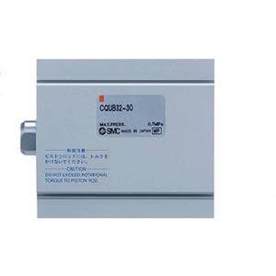 SMC Pneumatic Compact Cylinder - CQUB40-25, 40mm Bore, 25mm Stroke, CQU Series, Double Acting [CQUB40-25]; 370-546