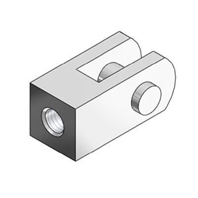 SMC Double Knuckle Joint Y-G04SUS, For Use With Compact Cylinder [Y-G04SUS]; 389-318