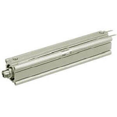 SMC Pneumatic Compact Cylinder - CDQ2A32TF-150DCZ, 32mm Bore, 150mm Stroke, CQ2 Series, Double Acting [CDQ2A32TF-150DCZ]; 389-367