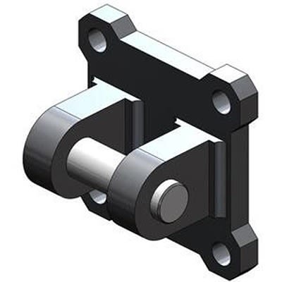 SMC Mounting Bracket CQ-L050, For Use With Compact Cylinder [CQ-L050]; 389-438