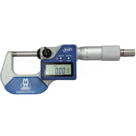 Moore & Wright MW203-02DABI External Micrometer [MW203-02DABI]; 390-893