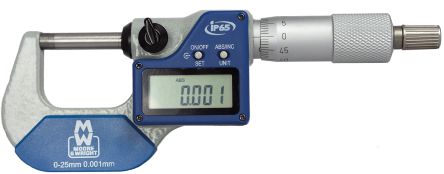 Moore & Wright MW203-01DABI External Micrometer [MW203-01DABI]; 390-986