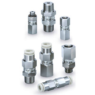 SMC ZP2V Non Return Valve R 1/8 Inlet, Rc 1/8 Male Outlet, 0 → 0.7MPa [ZP2V-A01-05]; 391-131