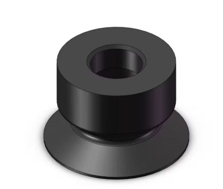 SMC 10mm Flat With Groove Silicon Rubber Suction Cup ZP3-10UMS [ZP3-10UMS]; 391-143