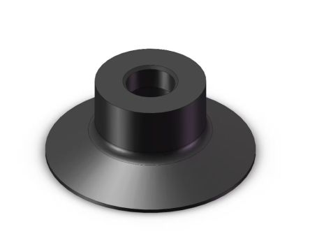 SMC 16mm Flat With Groove Silicon Rubber Suction Cup ZP3-16UMS [ZP3-16UMS]; 391-144