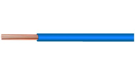 Huber+Suhner RADOX 155 Series Blue 6 Hook Up Wire, 12 AWG, 100m, Cross Linked Polyolefin Insulation, RADOX 155 6.0 MM2 [RADOX 155 6.0 MM2 BLUE]; 391-572