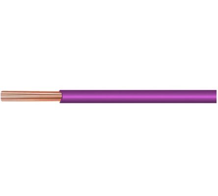 Huber+Suhner RADOX 155 Series Purple 0.25 Hook Up Wire, 24 AWG, 100m, Cross Linked Polyolefin Insulation, RADOX 155 [RADOX 155 0.25 MM2 VIOLET]; 391-580