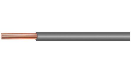 Huber+Suhner RADOX 155 Series Grey 0.75 Hook Up Wire, 18 AWG, 100m, Cross Linked Polyolefin Insulation, RADOX 155 0.75 [RADOX 155 0.75 MM2 GREY]; 391-598