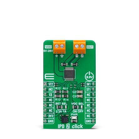 MikroElektronika IPD 2 Click Switching Regulator for BV2HD070EFU-C for High Side Switching [MIKROE-6314]; 391-627