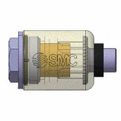 SMC Vacuum Filter - ZFZ Series, 20μm, M5 Port Connection [ZFZ-03-002C]; 391-935