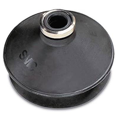 SMC 10mm Bellows Fluororubber Suction Cup ZP10BF [ZP10BF]; 391-970