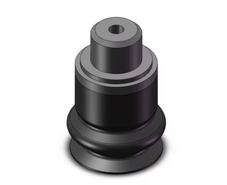 SMC 8mm Bellows Conductive NBR Suction Cup ZP2-TB08MBGN-H5 [ZP2-TB08MBGN-H5]; 392-033
