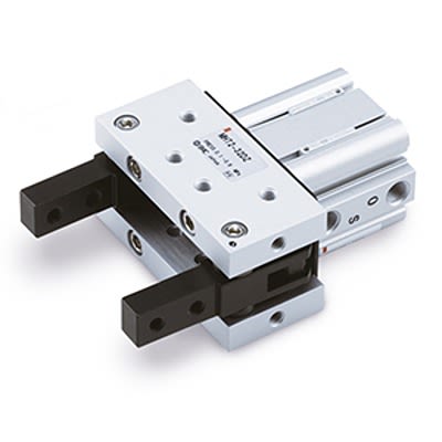 SMC 2 Finger Double Action Pneumatic Gripper, MHT2-32DZ, Toggle Gripping Type [MHT2-32DZ]; 393-195