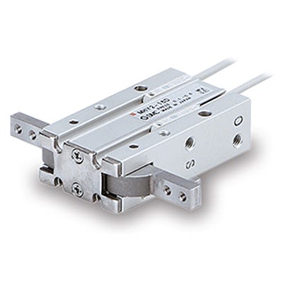 SMC 2 Finger Double Action Pneumatic Gripper, MHY2-10D2, Angle Gripping Type [MHY2-10D2]; 393-203
