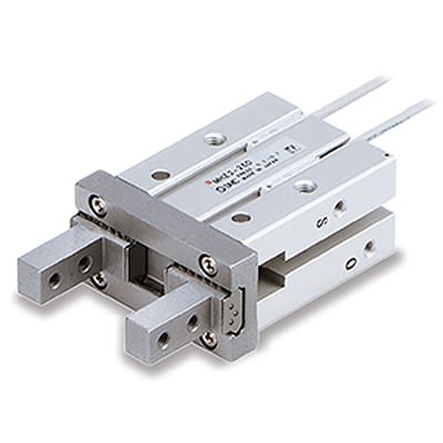 SMC 2 Finger Single Action Pneumatic Gripper, MHZ2-16S, Parallel Gripping Type [MHZ2-16S]; 393-210