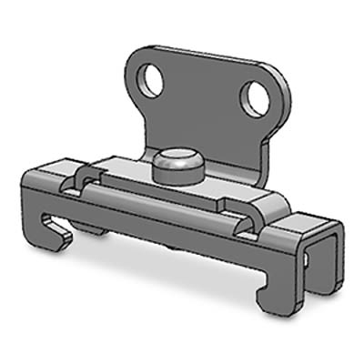 Fixation de montage sur rail DIN-AS-xxD [AS-30D]; 393-704