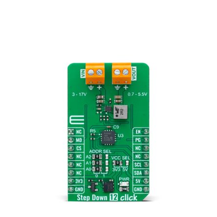 MikroElektronika Step Down 12 Click Step-Down Converter for TPS62902 for Industrial Use [MIKROE-6126]; 394-141