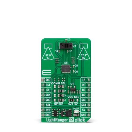 MikroElektronika LightRanger 12 Click Light Sensor, Proximity Sensor Sensor Add-On Board for Sensor Sensors [MIKROE-6465]; 394-164