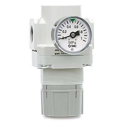 SMC M5 x 0.8 Pneumatic Regulator - 0.02MPa to 0.2MPa, 5 mm, 1MPa max. input, AR10-M5-1N-A [AR10-M5-1N-A]; 395-296
