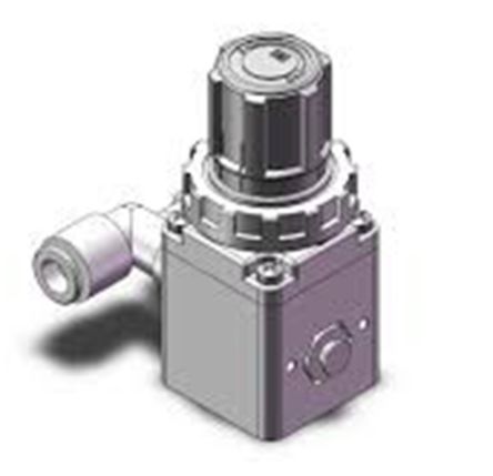 SMC Metric M8 port 140L/min Vacuum Regulator, -1.3kPa to -100kPa [IRV10A-LC08]; 395-431