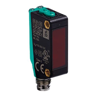 Pepperl + Fuchs Retroreflective Photoelectric Sensor, Rectangular Sensor, 5 m Detection Range Plug and Connect [ML100-55/98/103]; 397-804