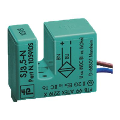Pepperl + Fuchs Inductive Block Inductive Proximity Sensor, NAMUR NC, 5 → 25 V [SJ3,5-N]; 397-841