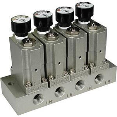 SMC G 1/8 Pneumatic Regulator - 0.05MPa to 0.7MPa, 0.8MPa max. input, ARM1000-1B1-01 [ARM1000-1B1-01]; 398-268