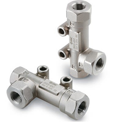 SMC Vacuum Ejector, 1mm nozzle , -88kPa 24L/min, ZH Series series [ZH10S-X267]; 398-741