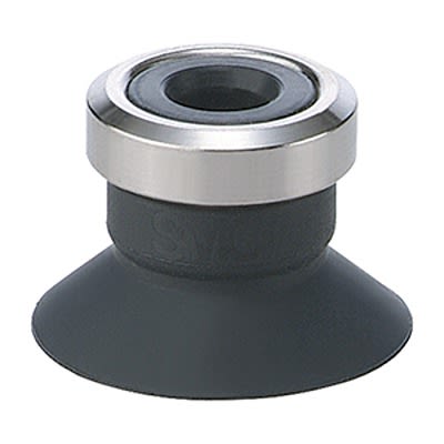 SMC 32mm Flat with Rib Silicon Rubber Pneumatic Suction Cup ZP32CS [ZP32CS]; 398-780