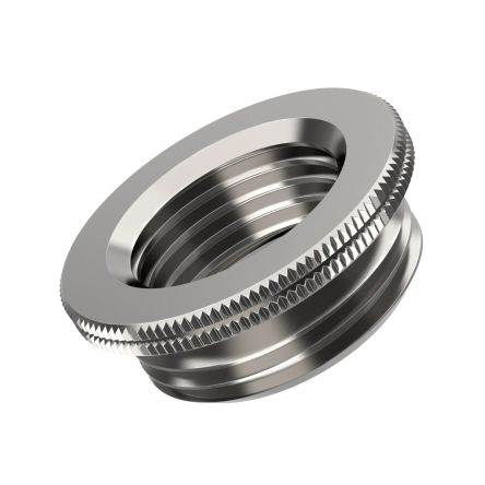 Lapp Cable Gland Adapter, M50 Exterior Thread, M32 Interior Thread, Nickel Plated Brass, SKINDICHT MR-M Series [52104319LF]; 400-101