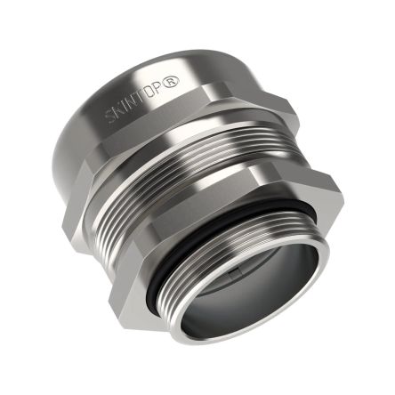 Lapp SKINTOP MS-M Series Nickel Nickel Plated Brass Cable Gland, M32 Thread, 11mm min., 21mm max., IP68, IP69 [53112040LF]; 400-127