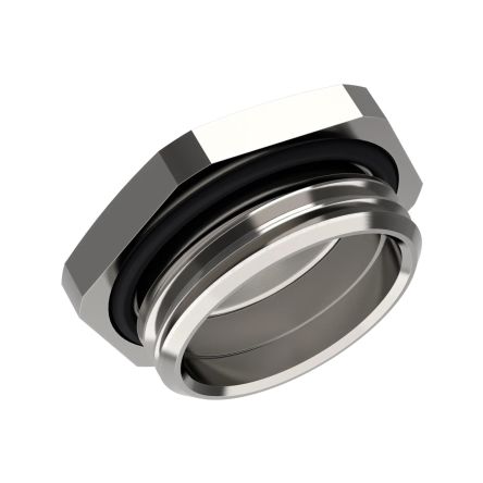 Lapp Blanking Plug, M63, 73.5mm Hole Diameter, Nickel Plated Brass, 73.5mm Diameter, Threaded [52103475LF]; 400-219