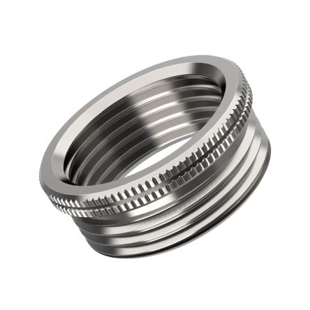 Lapp Cable Gland Adapter, M20 Exterior Thread, G21 Interior Thread, Nickel Plated Brass, SKINDICHT MA-PG/M Series [52104497LF]; 400-275