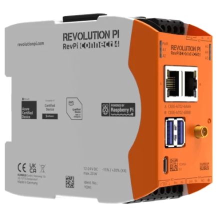 Revolution PI PR100, Industrial Computer, 20W, Arm Cortex A72 Broadcom BCM2711 Quad-core 1.5 GHz, 32 GB [PR100395]; 401-598