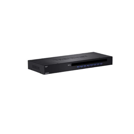 Trendnet 8 Port PS/2, USB VGA KVM Switch, 2048 x 1536 Maximum Resolution [TK-803R (UK)]; 401-606