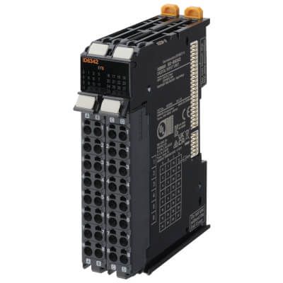 Omron NX Series Digital I/O Module for Use with Screwless Clamping Terminal Block 12 mm Width or 24 mm Width, NPN, 24 V [NX-ID6342]; 402-672