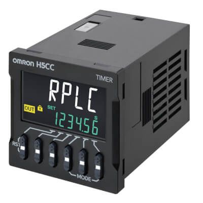 Omron H5CC Series Flush Mount Timer Relay, 24 → 240V, 0.001s → 999999h, 2-Function, SPDT [H5CC-A11F]; 402-683