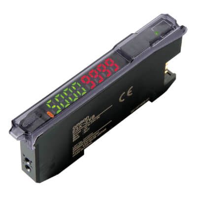 Omron Fibre Amplifier 3 μm, PNP Output Wires, 720 mW, IP50, 12 → 24 V [E3X-ZV9]; 402-717