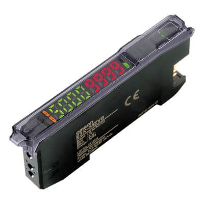 Omron Fibre Amplifier 3 μm, NPN Output Wires, 720 mW, IP50, 12 → 24 V [E3X-MZV6]; 402-723