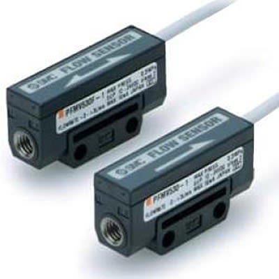 SMC PFMV530 Series Flow Sensor for Water, 0.8 L/min Min, 70.6 L/min Max [PFMV530-1-A]; 402-808